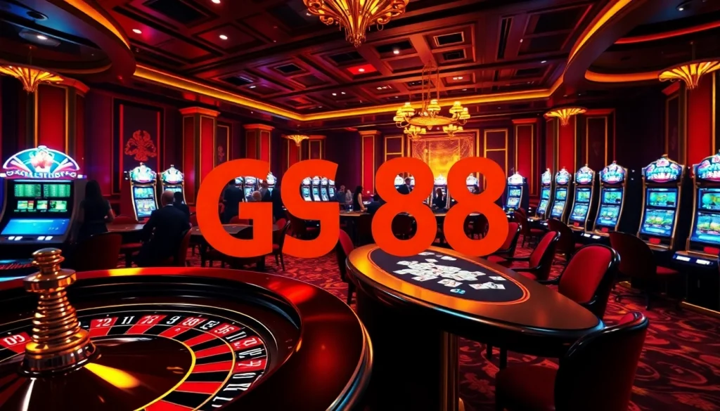 Experience thrilling gameplay at GG 88 Casino with roulette wheels and high-stakes poker.